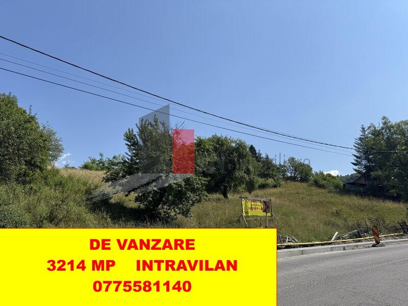 Rucar, teren intravilan 3.214 mp, in cu deschidere 56 m in DN73